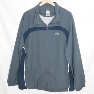 REEBOX MEN'S SIZE 2XL LIGHTWEIGHT ZIP FRONT JACKET